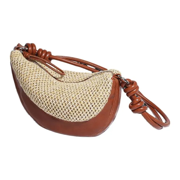 H YXIANG PU Shoulder Bag Women's Beige-5