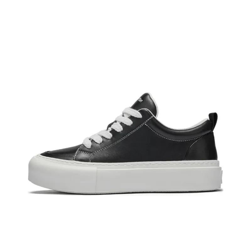 HARSON Skateboard Shoes Men Low-Top Black EU 38 POIZON
