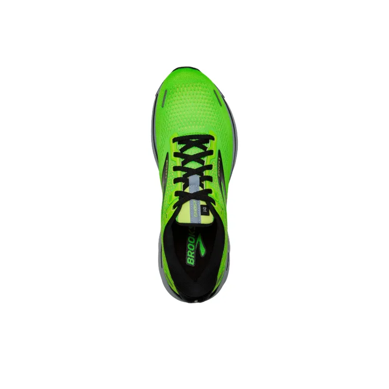 Brooks Ghost 14 Wear resistant And Lightweight Low Top Running Shoes Men's Green-4