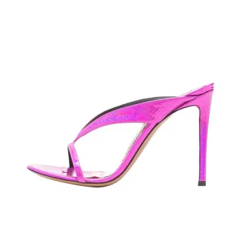Alexandre Vauthier Strappy Crocodile effect 110mm Sandals Women's