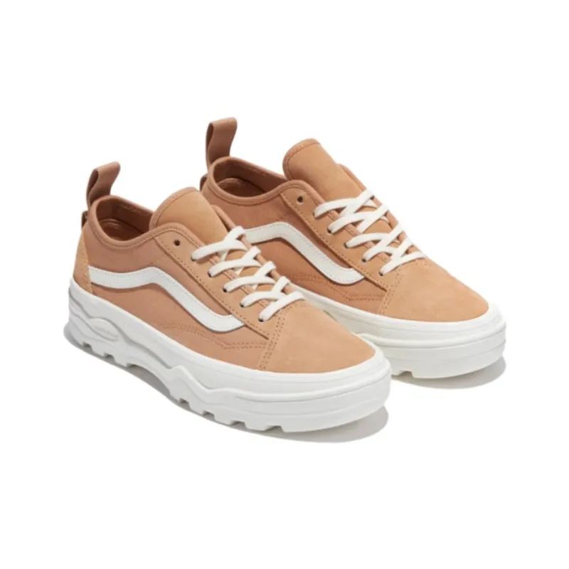 Vans Old Skool Cushioned Slip Resistant Abrasion Resistant Low Top Casual Shoes Unisex Brown-2