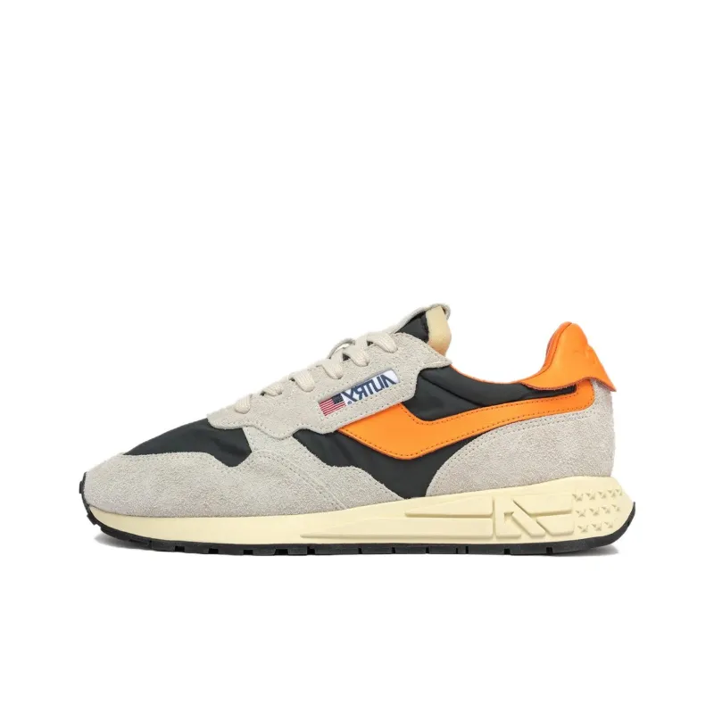 AUTRY Reelwind Low Top Casual Shoes Men's White Orange-0