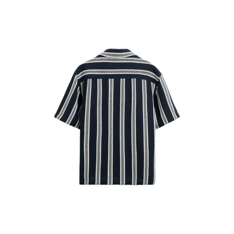 ZARA Shirts Men Sea Blue-1