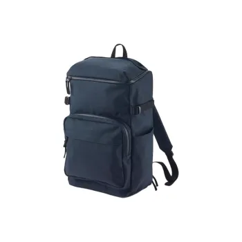 MUJI Polyamide Backpack Medium Size Unisex Black/Navy Blue