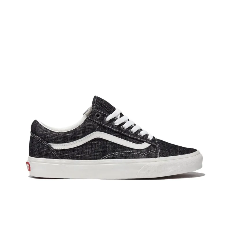 Vans Old Skool Collection Anti Slip Wear Resistant Low Top Skateboard Shoes Unisex Black-1