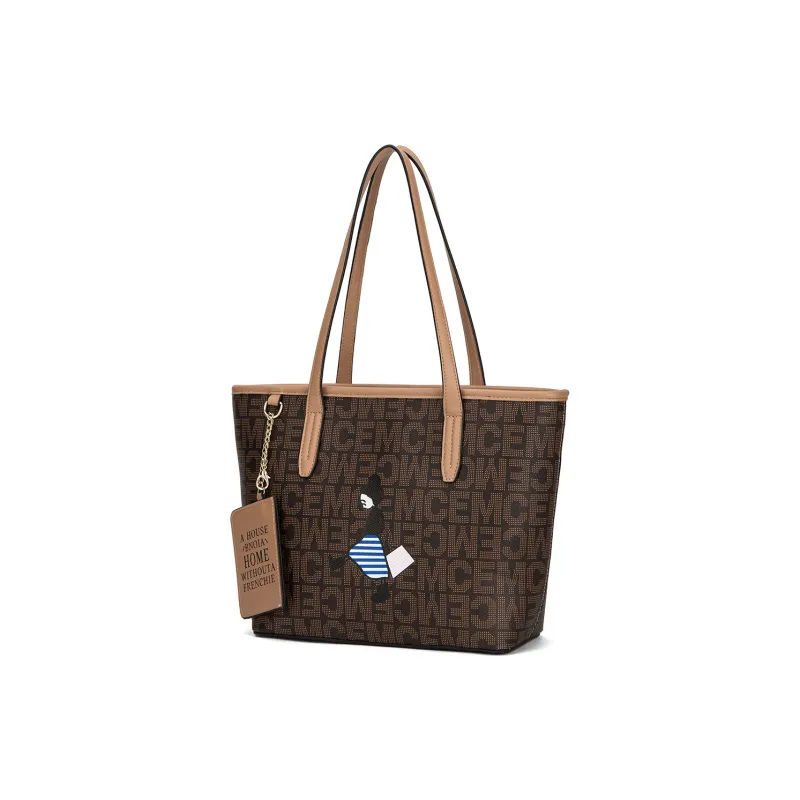 CORALDAISY Synthetic Leather Shoulder Bag Tote Regular Women's Multicolor-11