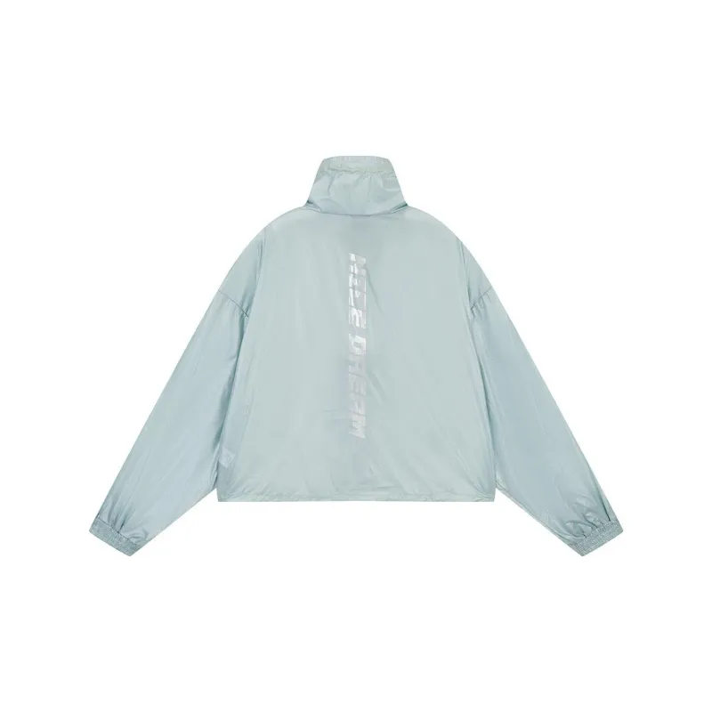 361° Trench Coat Women's Water Gray Blue-1