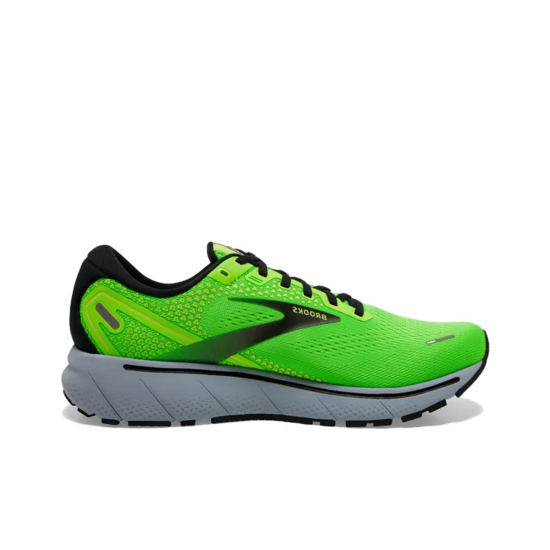 Brooks Ghost 14 Wear resistant And Lightweight Low Top Running Shoes Men's Green-1