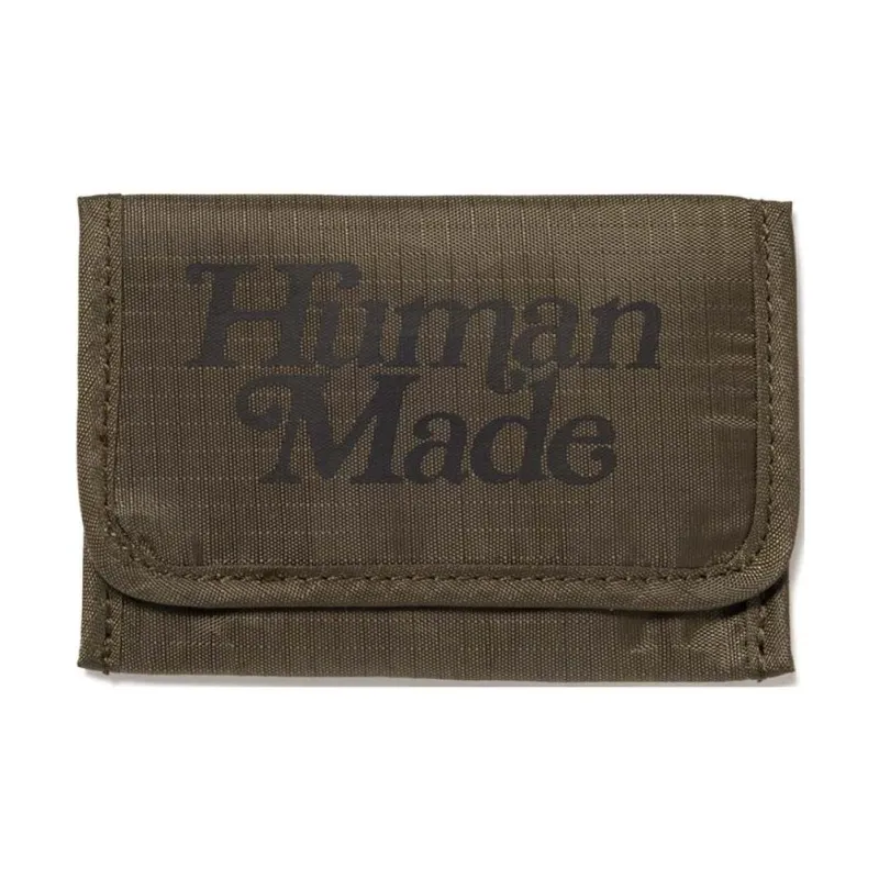 HUMAN MADE PROTOTYPE Series Nylon Wallets Card Holders Regular Unisex Olive Brown-0
