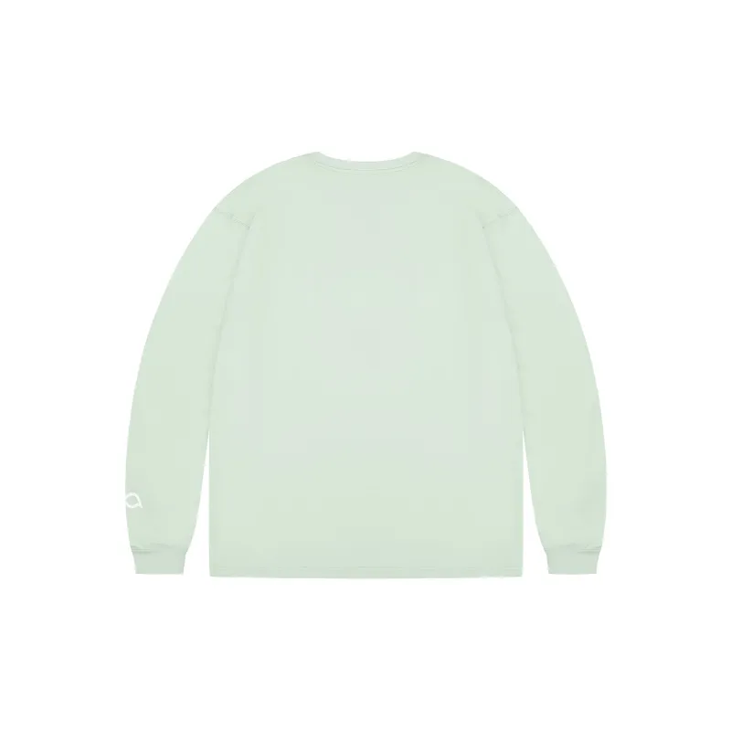 BIPOLAR Long Sleeved T Shirt Unisex White/Dark Gray/Black/Pink/Light Yellow/Light Blue/Light Green-14