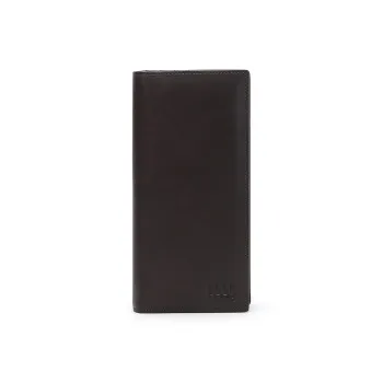 ELLE HOMME Top Grain Cow Leather Wallets Trumpets Men's Coffee