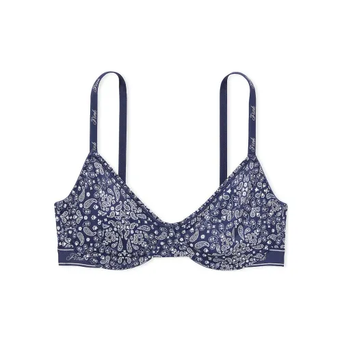 Victoria's Secret PINK WEAR EVERYWHERE UNLINED DEMI BRA / MBP Bra Women's Midnight Headwrap Print