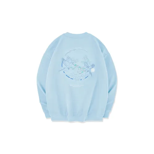 QIAODAN Sweatshirts Men Sunny Mountain Blue