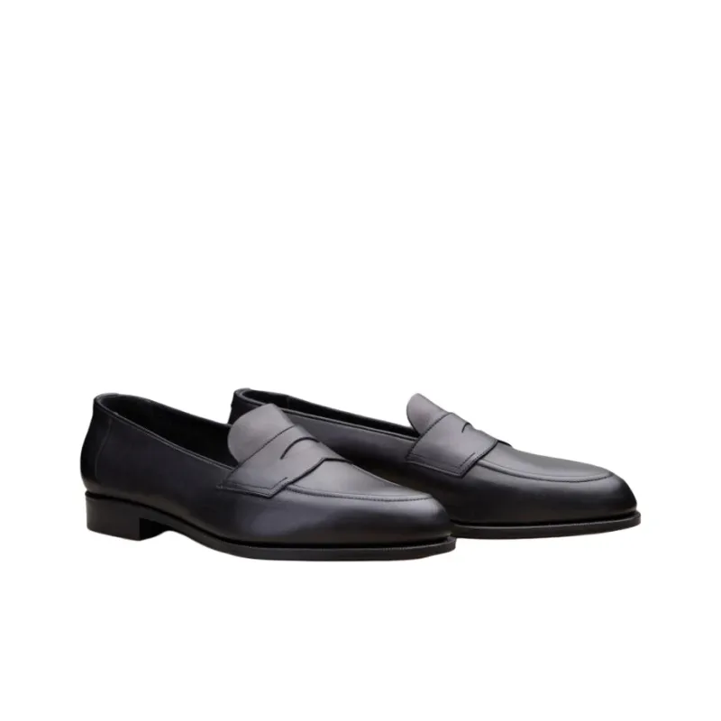 Edward Green Piccadilly Loafers Men's Black-3