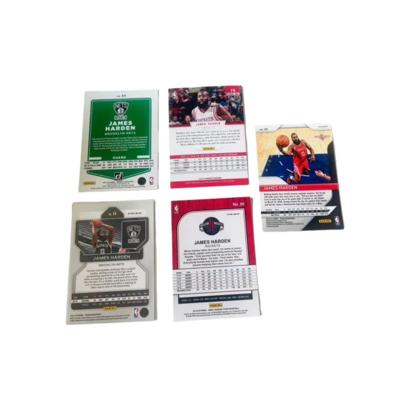 PANINI James Harden Refringence Combination Star Card Product Access Sports Cards 5 Pcs-1