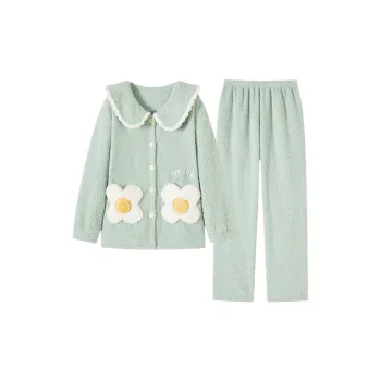 Urban Beauty Pajama Set For Fall And Winter Women's