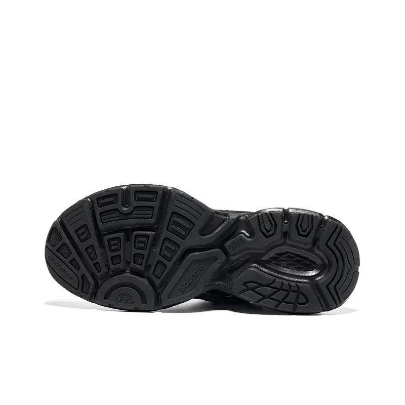 Saucony 2K CAVALRY Large 2K Anti Slip Wear Resistant Low Top Casual Shoes Unisex Black Silver-2