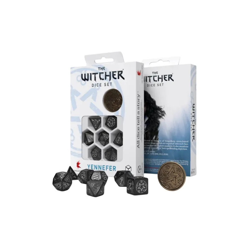 Q WORKSHOP The Witcher Dice Set. Yennefer   The Obsidian Star Board Games-1