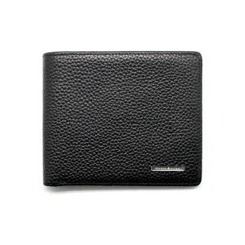 MARJAKURKI Cow Leather Wallet Regular Men's Black