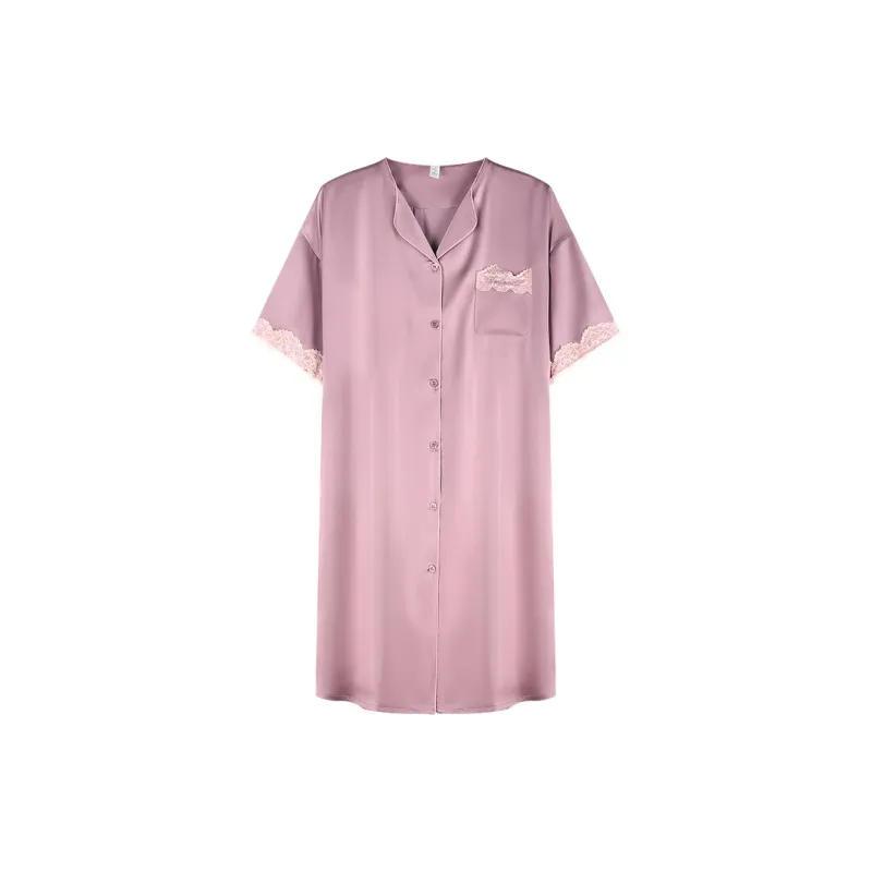Xuan Liang Nightgown Women's Dusty Purple-0