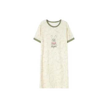 The Story Of The Flower Season Nightgown Women's Apricot