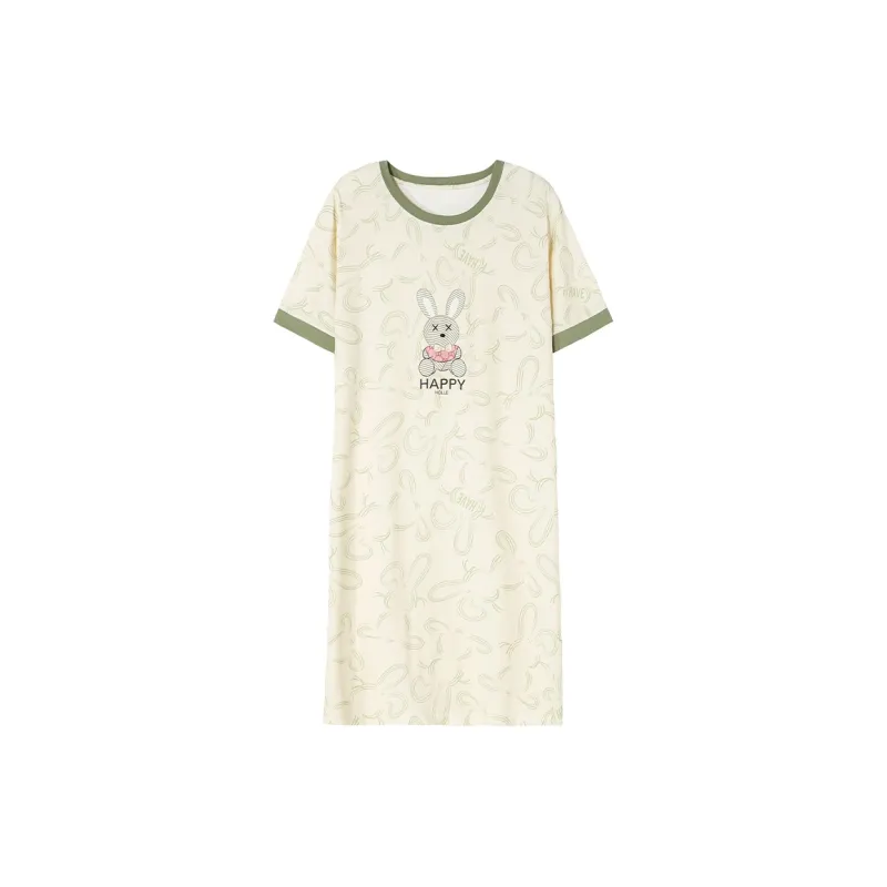 The Story Of The Flower Season Nightgown Women's Apricot-0