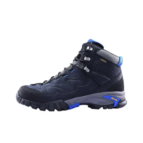 KAILAS Hiking / Trekking Shoes Men Mid-Top Blue Black