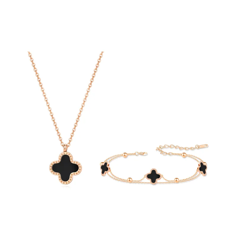 TRUE ME High Quality Alloy Fashion Collarbone Chain Necklace Set Women's-6