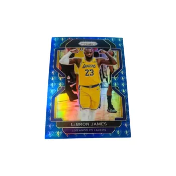 PANINI LeBron James Prizm Blue Diamond 75th Anniversary Player Card Product Pass Sports Cards 1 Pc