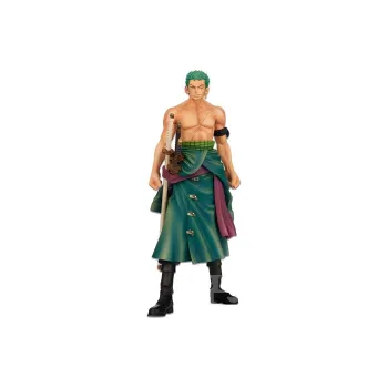 BANPRESTO One Piece Chronicle Master Stars Piece The Roronoa Zoro Figure Teal