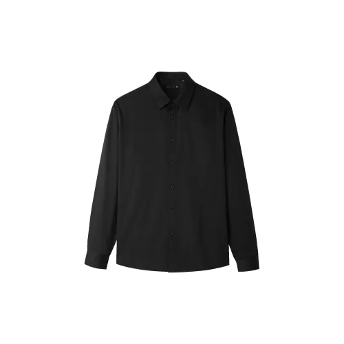 HLA Shirts Men Black Pattern 4C