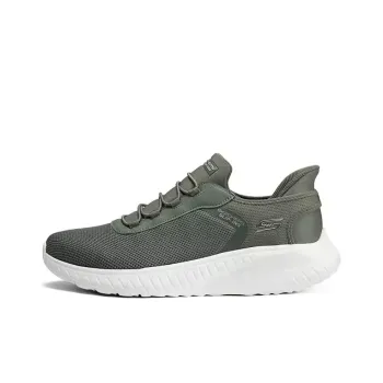 Skechers Bob's Cushioning Slip-Resistant Coverage Support Low-Top Casual Running Shoes Men's Green