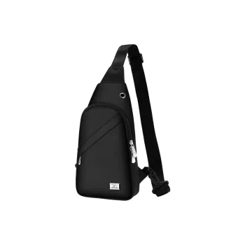 SEPTWOLVES Oxford Shoulder Bag, Crossbody Bag, Fanny Pack, Sling Bag Regular Unisex Black
