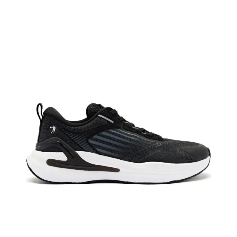 QIAODAN Boundless 5SE Cushioning Wear Resistant Low Top Casual Running Shoes Men's Black White-1