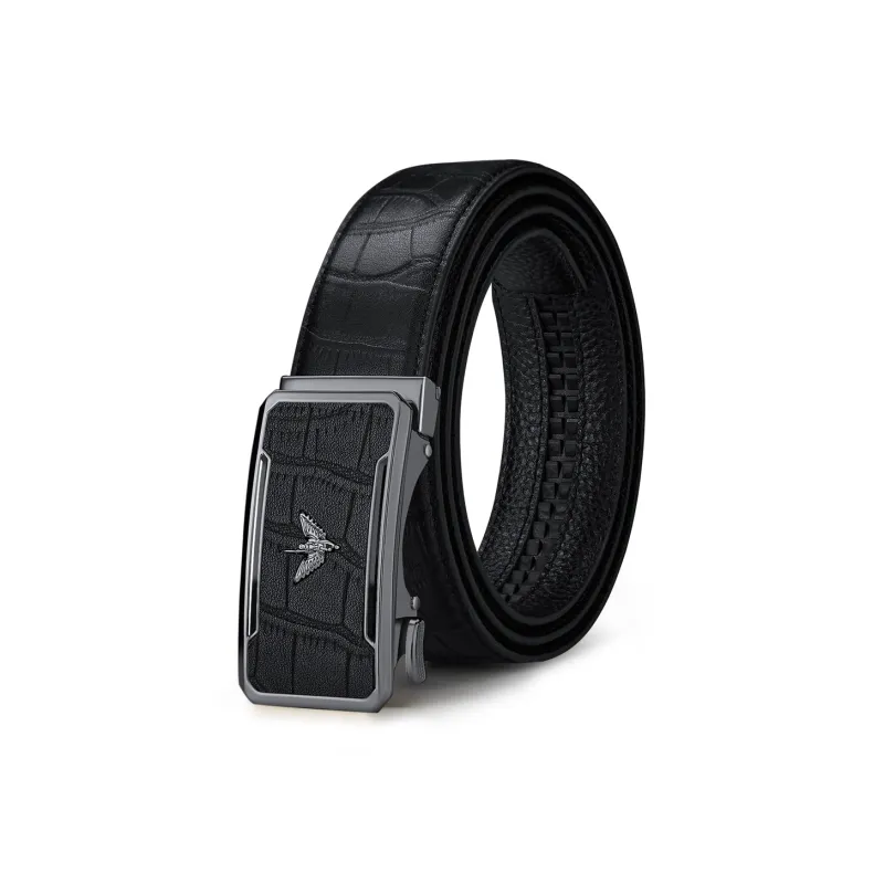 WilliamPOLO Men's Brand Authentic Belt Business Casual Leather Belts Men's Width  3.5cm-0