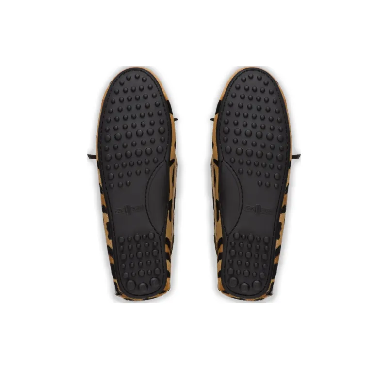 Car Shoe Gommino Loafers Women's Brown-5