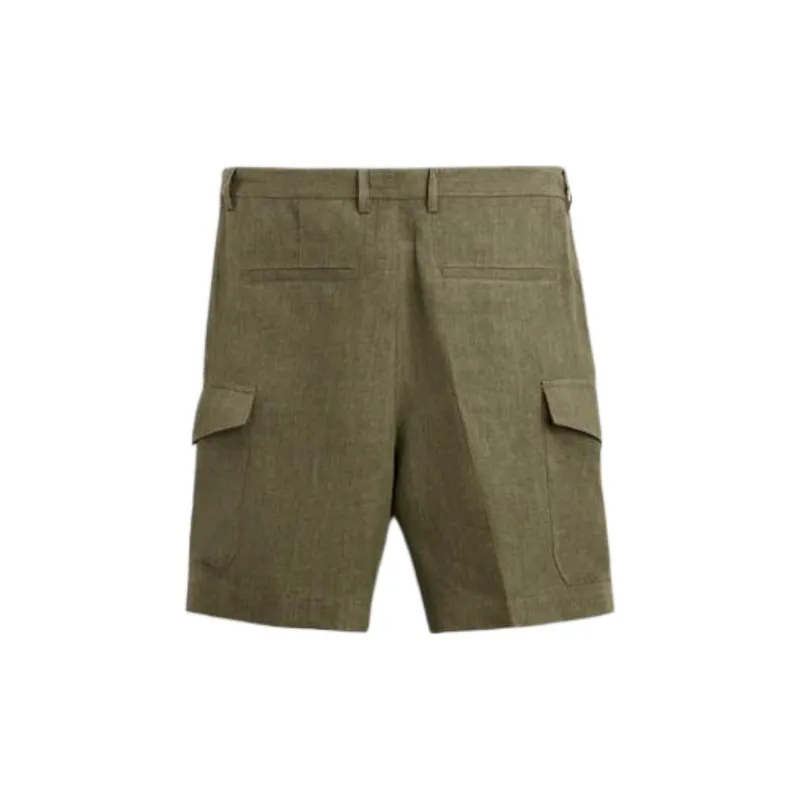 ZARA Cargo Shorts Men Khaki-1