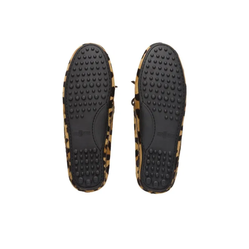 Car Shoe Wrap toe Slippers Women's Brown-4