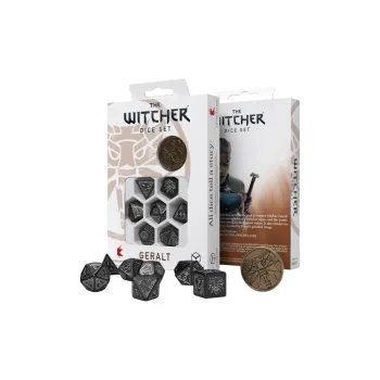 Q WORKSHOP Witcher Dice Set. Geralt   The Silver Sword Board Games