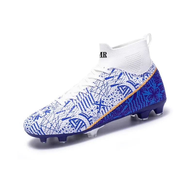 NMR FG Rubber Long Studs TT Rubber Broken Studs Anti Slip Wear Resistant Soccer Shoes Unisex-16