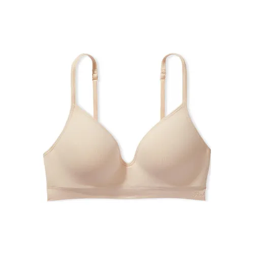 Victoria's Secret PINK SEAMLESS WIRELESS PUSH-UP BRALETTE / Marzipan Bra Women's Mars Pot