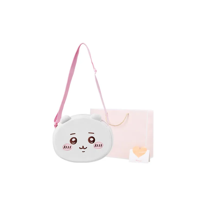 MINISO Chiikawa Casual Plush Shoulder Bag, Crossbody Bag, Shopping Bag Regular Unisex Chiikawa/Hachiware/Usagi-0