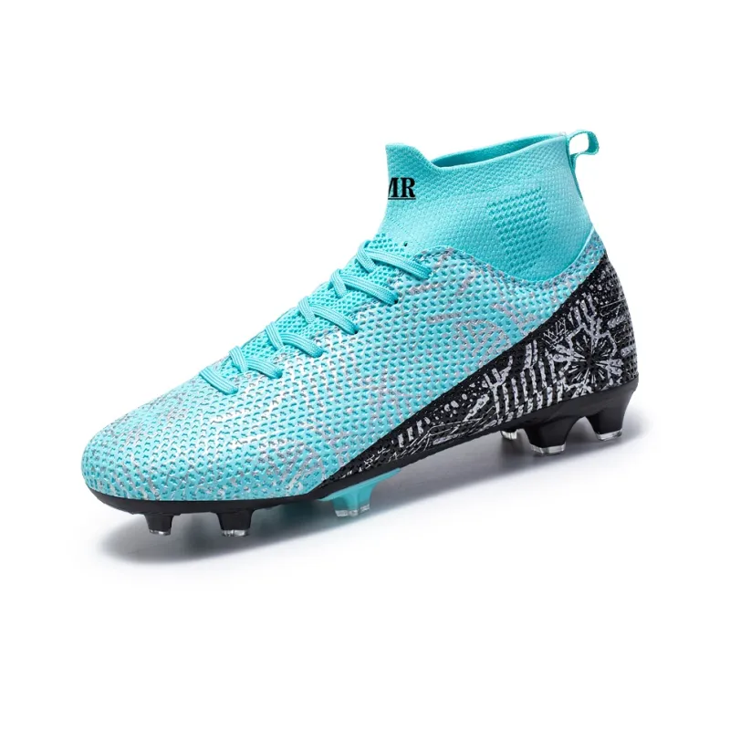 NMR FG Rubber Long Studs TT Rubber Broken Studs Anti Slip Wear Resistant Soccer Shoes Unisex-26