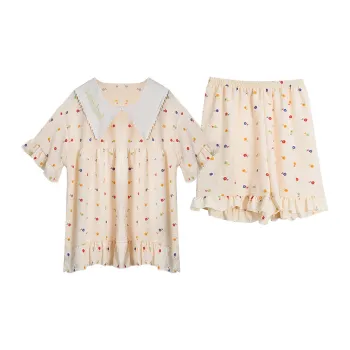 Pretty Lady Pajama Set Women's Apricot