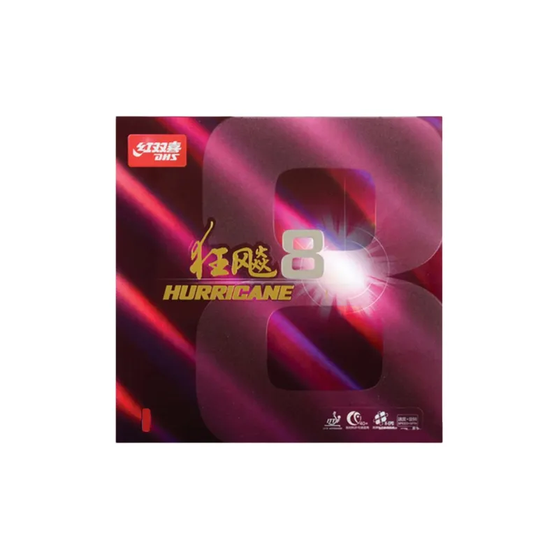 DHS Raging 8 80 Table Tennis Rubbers Sponge, Rubber Inverted Rubber Curved Circle Compatibility Advanced Model, Adults-2