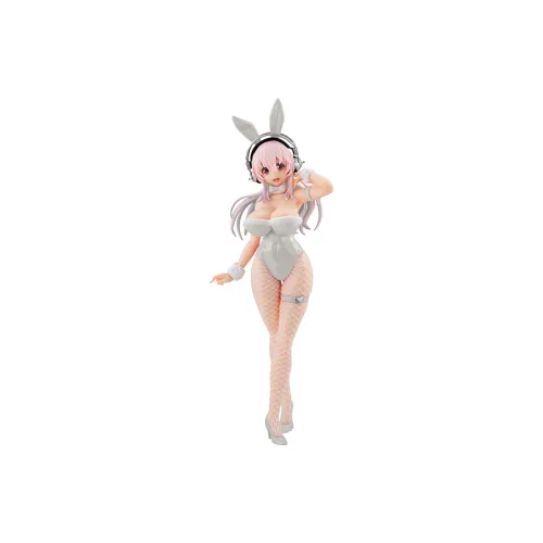 FURYU Super Sonico Pearl White 1 Bonus Gifts 30cm