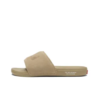 Asian Artist Collection   SBTG x Vans La Costa Slip Resistant Abrasion Resistant Slide Slippers Unisex Khaki