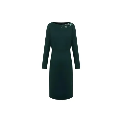 BBLLUUEE Long-Sleeved Dresses Women's Turquoise