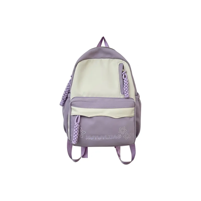 GEERDUN Nylon Backpack Women's Pink/Blue/Brown/Black/Purple/Green-9
