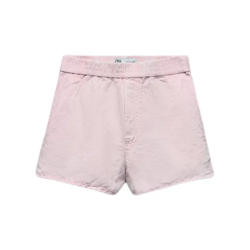 ZARA Casual Shorts Women's Light Pink